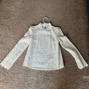 Sézane White Blouse Eglantine